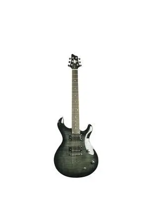 6 String IP-350 TBK PRS Solid-Body Electric Guitar, Trans Black 6 String IP-350 TBK PRS Solid-Body Electric Guitar, Trans Black