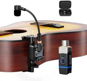 U8 Acoustic Guitar Wireless System 2.4GHz Wireless Guitar Transmitter and Receiver for Acoustic Classical Guitar U8 Acoustic Guitar Wireless System 2.4GHz Wireless Guitar Transmitter and Receiver for Acoustic Classical Guitar