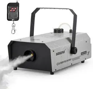 1500W Waterproof Fog Machine DMX Wireless Remote Stage Smoke Maker | 1.3L Tank, LCD Adjustable Settings, 3-4 Min Warm-Up, Outdoor Rainproof, For Halloween Parties Concert Events 1500W Waterproof Fog Machine DMX Wireless Remote Stage Smoke Maker | 1.3L Tank, LCD Adjustable Settings, 3-4 Min Warm-Up, Outdoor Rainproof, For Halloween Parties Concert Events