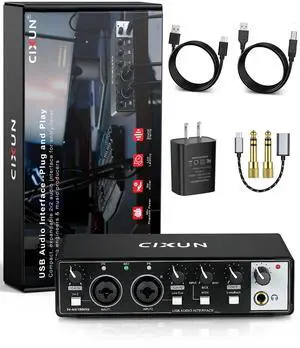 2x2 USB-C Audio Interface for PC/Mac Recording, 24-bit/192kHz, Dual TS/XLR Inputs, +48V Phantom Power, Studio/Podcast/Streaming (Matte Black) 2x2 USB-C Audio Interface for PC/Mac Recording, 24-bit/192kHz, Dual TS/XLR Inputs, +48V Phantom Power, Studio/Podcast/Streaming (Matte Black)
