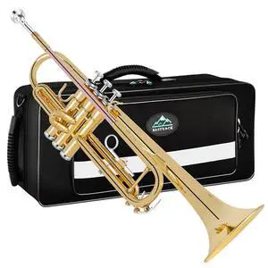Bb Trumpet Standard Trumpet Set with Carrying Case,Gloves, 7C Mouthpiece, Cleaning Kit, Tuning Rod (GOLD/Phosphor Copper) Bb Trumpet Standard Trumpet Set with Carrying Case,Gloves, 7C Mouthpiece, Cleaning Kit, Tuning Rod (GOLD/Phosphor Copper)
