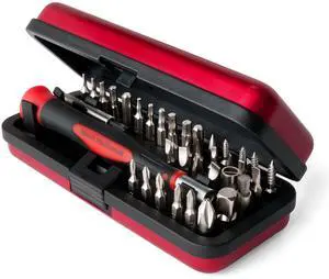 Guitar Tech Screwdriver Set 36-Piece Bit Set for Guitar Hardware Compact No-Spill Case Magnetic Easy Grip Handle with Extender Professional Luthier & Repair Tool Kit Guitar Tech Screwdriver Set 36-Piece Bit Set for Guitar Hardware Compact No-Spill Case Magnetic Easy Grip Handle with Extender Professional Luthier & Repair Tool Kit