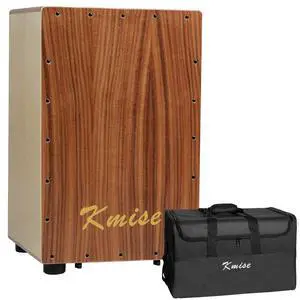 Portable Cajon Drum Box, 11.8×12.2×19" Adjustable Snare Cajons Drums, Solid Acacia & Birch Wood, Percussion Instrument Gift for Adults Kids, With Carry Bag,for Home Live Performance Practice Portable Cajon Drum Box, 11.8×12.2×19" Adjustable Snare Cajons Drums, Solid Acacia & Birch Wood, Percussion Instrument Gift for Adults Kids, With Carry Bag,for Home Live Performance Practice