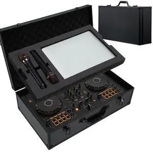 DJ Controller Hard Case for DDJ-FLX4 / DDJ-400 / DDJ-REV1 / DDJ-SB3 / DDJ-SB2 | Dual Layer High-Density Protective Foam | Mixer Storage Travel Box with Handle for Laptop Microphone Headphones Cables DJ Controller Hard Case for DDJ-FLX4 / DDJ-400 / DDJ-REV1 / DDJ-SB3 / DDJ-SB2 | Dual Layer High-Density Protective Foam | Mixer Storage Travel Box with Handle for Laptop Microphone Headphones Cables