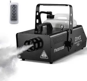 3000W Professional Fog Machine with DMX Remote for Stage Halloween | 50000 CFM Output, Timer Function, Adjustable Smoke, Fast Warm-Up, Heavy Steel Build for DJ Party Concert Events 3000W Professional Fog Machine with DMX Remote for Stage Halloween | 50000 CFM Output, Timer Function, Adjustable Smoke, Fast Warm-Up, Heavy Steel Build for DJ Party Concert Events