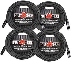 8mm Mic Cable, 20ft XLR Tour Grade Microphone Cable - 4 PACK 8mm Mic Cable, 20ft XLR Tour Grade Microphone Cable - 4 PACK