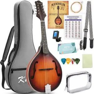 Mandolin Musical Instrument A Style, Acoustic Mandolins Instrument Kit Italian 8 String for Professional Beginners Adults Teens Youth Kids Mandolin Musical Instrument A Style, Acoustic Mandolins Instrument Kit Italian 8 String for Professional Beginners Adults Teens Youth Kids