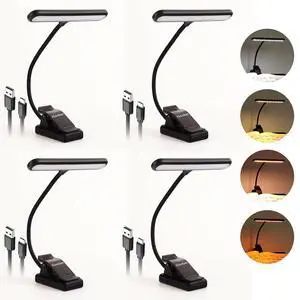 4 Pack 28 LED Music Stand Lights, Eye Caring Clip-on Piano Light, Blue Light Blocking, USB-C Rechargeable, 4 Color x 3 Brightness, Ideal for Musician, Piano, Sheet Music, Orchestra, Guitar 4 Pack 28 LED Music Stand Lights, Eye Caring Clip-on Piano Light, Blue Light Blocking, USB-C Rechargeable, 4 Color x 3 Brightness, Ideal for Musician, Piano, Sheet Music, Orchestra, Guitar
