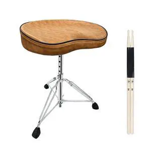 Drum Throne Saddle Style for Adults,Drummer - Heavy Duty Adjustable Drum Seat Stool with Leather Seat Drum Throne Saddle Style for Adults,Drummer - Heavy Duty Adjustable Drum Seat Stool with Leather Seat