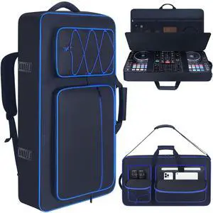 DJ Controller Case for DDJ FLX10 / GRV6 / REV7 / REV5 / 1000 / SC LIVE 4 | DJ Controller Gig Backpack Bag, Full Soft Padded, Multip-Pocket, with Backpack- & Shoulder-Strap, for DJ & Music Producers DJ Controller Case for DDJ FLX10 / GRV6 / REV7 / REV5 / 1000 / SC LIVE 4 | DJ Controller Gig Backpack Bag, Full Soft Padded, Multip-Pocket, with Backpack- & Shoulder-Strap, for DJ & Music Producers