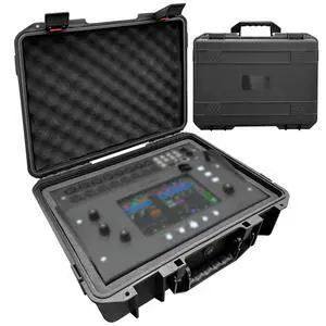 Hard Travel Case for Allen & Heath CQ-18T Digital Mixer/CQ-12T Hard Shell Carrying Storage Case Equipped with Comfort Handle with Customizable Foam For Mixers Hard Travel Case for Allen & Heath CQ-18T Digital Mixer/CQ-12T Hard Shell Carrying Storage Case Equipped with Comfort Handle with Customizable Foam For Mixers