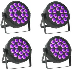 4PCS 180 W Stage Par Lights, RGBW 4-in-1 LED Par Can Light with DMX512 Sound Controlled Uplights, Stage Lights for Parties Wedding Festival Events Church 4PCS 180 W Stage Par Lights, RGBW 4-in-1 LED Par Can Light with DMX512 Sound Controlled Uplights, Stage Lights for Parties Wedding Festival Events Church