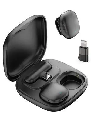 Mini Wireless Microphone USB C for iPhone 17 16 15 iPad Android Phone | AI Noise Cancelling Clip on Lavalier Mic, 35H Charging Case, 328Ft Transmission for Video Recording Vlogging Podcasting Mini Wireless Microphone USB C for iPhone 17 16 15 iPad Android Phone | AI Noise Cancelling Clip on Lavalier Mic, 35H Charging Case, 328Ft Transmission for Video Recording Vlogging Podcasting