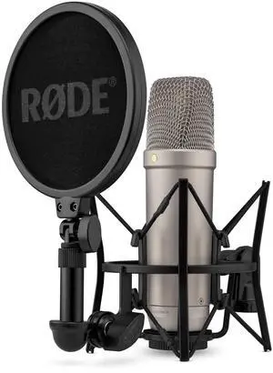 NT1 5th Generation Condenser Microphone with SM6 Shockmount and Pop Filter,Silver | Dual Xlr and USB-C, 1 Gold-Sputtered Capsule, 4 Dba Self-Noise, SM6 Shockmount and Pop Filter Included NT1 5th Generation Condenser Microphone with SM6 Shockmount and Pop Filter,Silver | Dual Xlr and USB-C, 1 Gold-Sputtered Capsule, 4 Dba Self-Noise, SM6 Shockmount and Pop Filter Included