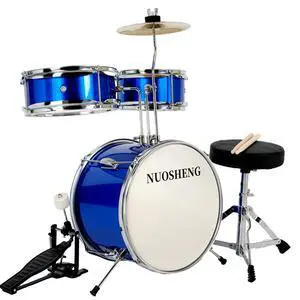 Kids Drum Set 3-Piece for Beginners, 13 Inch Complete Junior Drum Kit with Bass Tom Snare Drum,Adjustable Throne, Cymbal, Pedal &Drumsticks, Poplar Hardwood Educational Musical Toy Kids Drum Set 3-Piece for Beginners, 13 Inch Complete Junior Drum Kit with Bass Tom Snare Drum,Adjustable Throne, Cymbal, Pedal &Drumsticks, Poplar Hardwood Educational Musical Toy