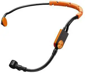SM31FH Fitness Headset Microphone, Weather-Resistant Omnidirectional Mic for Wireless Bodypacks, Secure Fit for Instructors, Trainers & Active Performers, Black & Orange SM31FH Fitness Headset Microphone, Weather-Resistant Omnidirectional Mic for Wireless Bodypacks, Secure Fit for Instructors, Trainers & Active Performers, Black & Orange