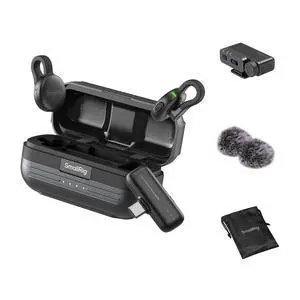 S70 Wireless Mic (2 TX + 2 RX + Charging Case), Mini Lavalier Microphone for Phone/Camera Content Creation, Noise Cancelling for Vlog/TikTok/Interview etc. (Black) S70 Wireless Mic (2 TX + 2 RX + Charging Case), Mini Lavalier Microphone for Phone/Camera Content Creation, Noise Cancelling for Vlog/TikTok/Interview etc. (Black)