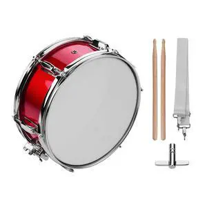 12inch Snare Drum, Marching Drum Set with Drumsticks Drum Key and Adjustable shoulder Straps, Snare Drum Head for Students Beginners (Red) 12inch Snare Drum, Marching Drum Set with Drumsticks Drum Key and Adjustable shoulder Straps, Snare Drum Head for Students Beginners (Red)