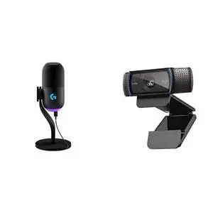 Yeti GX Dynamic RGB Gaming Microphone with LIGHTSYNC, USB + Logitech C920X Pro Webcam Yeti GX Dynamic RGB Gaming Microphone with LIGHTSYNC, USB + Logitech C920X Pro Webcam