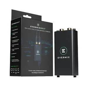 Box 5 DJ Audio Interface - Record and Livestream DJ Sets in High Quality, iOS and Android Compatible, Black Box 5 DJ Audio Interface - Record and Livestream DJ Sets in High Quality, iOS and Android Compatible, Black