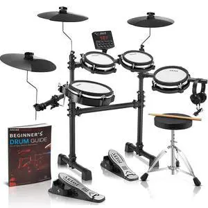 B-CORE530 Electric Drum Set: Dual-Zone Quiet Mesh Drum Pads, 10 Dual-Trigger Cymbals, Height-Adjustable Rack, 360 Sounds, USB MIDI, Lesson Book, Throne, Sticks, Headphones B-CORE530 Electric Drum Set: Dual-Zone Quiet Mesh Drum Pads, 10 Dual-Trigger Cymbals, Height-Adjustable Rack, 360 Sounds, USB MIDI, Lesson Book, Throne, Sticks, Headphones