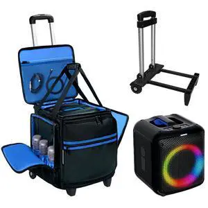 Rolling Speaker Backpack Case for Bose S1 Pro S1 Pro+ & JBL PartyBox Encore, Portable Bluetooth Speaker Travel Bag with Wheels Rolling Speaker Backpack Case for Bose S1 Pro S1 Pro+ & JBL PartyBox Encore, Portable Bluetooth Speaker Travel Bag with Wheels