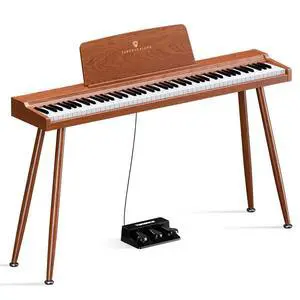 P10 Weighted Keyboard Piano 88 Keys,Full-Size Electric Piano for Beginners,Digital Piano 88 Key Semi-Weighted Keyboard with Stand,Triple Pedal,Music Stand,Power Adapter P10 Weighted Keyboard Piano 88 Keys,Full-Size Electric Piano for Beginners,Digital Piano 88 Key Semi-Weighted Keyboard with Stand,Triple Pedal,Music Stand,Power Adapter
