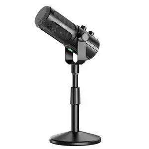 AmpliTank TANK6S Vocal Dynamic Microphone XLR/USB Desktop Mic | Podcast Microphone with Height-Adjustable Stand, Mute, Monitoring, Studio Metal, for Streaming Content Creation Recording AmpliTank TANK6S Vocal Dynamic Microphone XLR/USB Desktop Mic | Podcast Microphone with Height-Adjustable Stand, Mute, Monitoring, Studio Metal, for Streaming Content Creation Recording