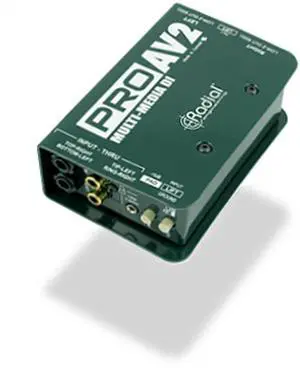 ProAV2 Stereo Direct Box ProAV2 Stereo Direct Box