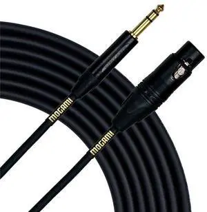 Gold TRSXLRF-25 Balanced 1/4 Inches to XLR Female Patch Cable - 25 Feet Gold TRSXLRF-25 Balanced 1/4 Inches to XLR Female Patch Cable - 25 Feet