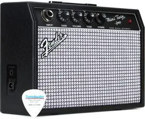 Mini 65 Twin-Amp Electric Guitar Amplifier, Black, with Mini 65 Twin-Amp Electric Guitar Amplifier, Black, with