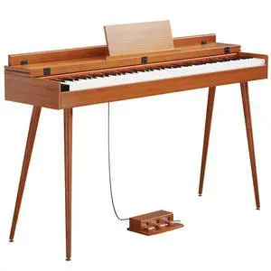 88 Key Digital Piano, Hammer-Action Full Size Weighted Keyboard, Transforms Between Desk Cover Electric Piano and Vanity, Piano Keyboard with Stand, 25Wx2 Speakers, Three Pedal 88 Key Digital Piano, Hammer-Action Full Size Weighted Keyboard, Transforms Between Desk Cover Electric Piano and Vanity, Piano Keyboard with Stand, 25Wx2 Speakers, Three Pedal