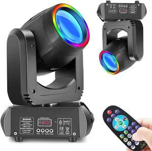 250W LED Moving Head DJ Stage Lights, 13 Gobos 8 Colors, DMX512 | 15 Channels, Sound Activated, Strobe Effect, Disco Spotlight, Wedding, Birthday, Halloween, Christmas, Party, Bar, Club 250W LED Moving Head DJ Stage Lights, 13 Gobos 8 Colors, DMX512 | 15 Channels, Sound Activated, Strobe Effect, Disco Spotlight, Wedding, Birthday, Halloween, Christmas, Party, Bar, Club