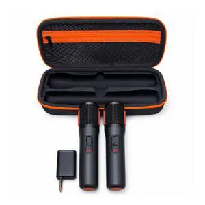 PartyBox Wireless Mic - 2X Digital Wireless Microphones, Rechargeable Battery, Compatible with All PartyBox Speakers (Black) Including Winguard Protective Travel Case PartyBox Wireless Mic - 2X Digital Wireless Microphones, Rechargeable Battery, Compatible with All PartyBox Speakers (Black) Including Winguard Protective Travel Case
