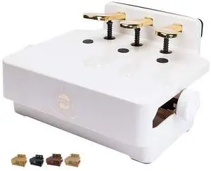 Adjustable Piano Pedal Extender Bench for Kids (White) Adjustable Piano Pedal Extender Bench for Kids (White)