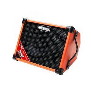 BP80 Battery Powered Acoustic Guitar Amplifier- Portable Bluetooth Speaker 100W, 6 Inputs,3 Band EQ,Orange BP80 Battery Powered Acoustic Guitar Amplifier- Portable Bluetooth Speaker 100W, 6 Inputs,3 Band EQ,Orange