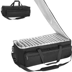 Extra Large Travel Gig Band Cable File Bag With Separate Bags,DJ Cord Organizer Case for Laptop,DJ Gear,Sound Instrument and Musician Accessories 30"x11"x14.5" Extra Large Travel Gig Band Cable File Bag With Separate Bags,DJ Cord Organizer Case for Laptop,DJ Gear,Sound Instrument and Musician Accessories 30"x11"x14.5"