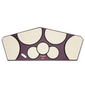 HHPQLR Heavy Hitter Quadropad Practice Pad with Rims - Large HHPQLR Heavy Hitter Quadropad Practice Pad with Rims - Large