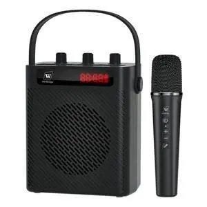 Voice Amplifier with Wireless Mic, 30W Portable Microphone and Speaker | Bluetooth PA System for Teachers & Trainers, UHF 50ft+ Range, Lightweight Rechargeable Amplifier for Classes & Events S93 Pro Voice Amplifier with Wireless Mic, 30W Portable Microphone and Speaker | Bluetooth PA System for Teachers & Trainers, UHF 50ft+ Range, Lightweight Rechargeable Amplifier for Classes & Events S93 Pro