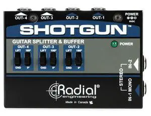Radial Shotgun 4-channel Amp Driver Radial Shotgun 4-channel Amp Driver