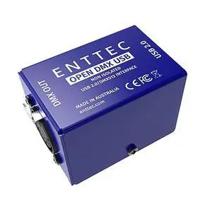 Open DMX USB 70303 Lighting Interface - Open Source/Hardware Only - Entry Level Model Open DMX USB 70303 Lighting Interface - Open Source/Hardware Only - Entry Level Model
