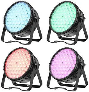 54 * 4W LED Stage Light,4 in 1 RGBW High CRI DJ Par Lights-4 Packs | 54 * 4W CRI>90 RGBW LEDs, Auto/Sound/DMX512/Master-Slave, LPC010N PAR Light For Parties, Concerts, Theatrical, Uplighting 54 * 4W LED Stage Light,4 in 1 RGBW High CRI DJ Par Lights-4 Packs | 54 * 4W CRI>90 RGBW LEDs, Auto/Sound/DMX512/Master-Slave, LPC010N PAR Light For Parties, Concerts, Theatrical, Uplighting