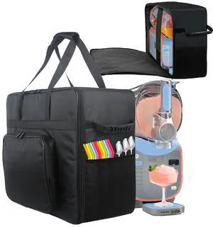 Carrying Bag for Ninja SLUSHi Max XXL Smart Frozen Drink Maker FS605 | Heavy Duty 420D Oxford Fabric Portable Outdoor Frozen Drink Maker Travel Bag Case Front-Opening Design Frozen Drink Maker Bag Carrying Bag for Ninja SLUSHi Max XXL Smart Frozen Drink Maker FS605 | Heavy Duty 420D Oxford Fabric Portable Outdoor Frozen Drink Maker Travel Bag Case Front-Opening Design Frozen Drink Maker Bag