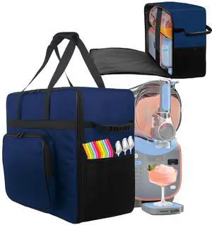 Carrying Bag for Ninja SLUSHi Max XXL Smart Frozen Drink Maker FS605 | Heavy Duty 420D Oxford Fabric Portable Outdoor Frozen Drink Maker Travel Bag Case Front-Opening Design Frozen Drink Maker Bag Carrying Bag for Ninja SLUSHi Max XXL Smart Frozen Drink Maker FS605 | Heavy Duty 420D Oxford Fabric Portable Outdoor Frozen Drink Maker Travel Bag Case Front-Opening Design Frozen Drink Maker Bag