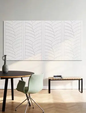 4 Pack Large Acoustic Panels Sound Absorbing for Studio Walls, Self Adhesive Decorative Leaf Art Tiles White Sound Absorption Absorbers for Home Room Ceiling Door Treatment 47" x 24" x 0.4" 4 Pack Large Acoustic Panels Sound Absorbing for Studio Walls, Self Adhesive Decorative Leaf Art Tiles White Sound Absorption Absorbers for Home Room Ceiling Door Treatment 47" x 24" x 0.4"