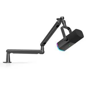 Gaming Microphone and Low Profile Arm Stand Bundle, XLR/USB Dynamic Mic with Mute Button, RGB Light, Desktop Stand, Adjustable Boom Arm Kit with Screw Adapter for Streaming Studio (AM8+BM88) Gaming Microphone and Low Profile Arm Stand Bundle, XLR/USB Dynamic Mic with Mute Button, RGB Light, Desktop Stand, Adjustable Boom Arm Kit with Screw Adapter for Streaming Studio (AM8+BM88)