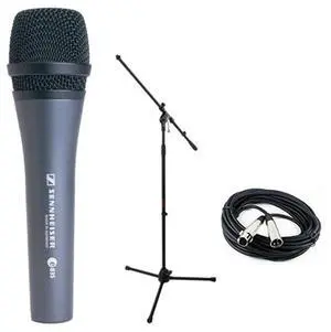 E835 Dynamic Handheld Vocal Mic with Stand & Cable Performance Kit E835 Dynamic Handheld Vocal Mic with Stand & Cable Performance Kit