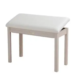 S100 Solid Wood Duet Piano Bench with Storage, Piano Stool with Padded Cushion, Keyboard Bench with Bookcase, Piano Chair and Piano Seat. High-Density Sponges. (Beige) S100 Solid Wood Duet Piano Bench with Storage, Piano Stool with Padded Cushion, Keyboard Bench with Bookcase, Piano Chair and Piano Seat. High-Density Sponges. (Beige)