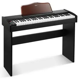 61 Key Keyboard Piano for Beginners, Electric Piano, Classic Wooden Digital Keyboard with Sustain Pedal & Music Stand, Birthday Gifts for Girls Daughter, Supports MP3/USB/Audio/Mic/Headphones 61 Key Keyboard Piano for Beginners, Electric Piano, Classic Wooden Digital Keyboard with Sustain Pedal & Music Stand, Birthday Gifts for Girls Daughter, Supports MP3/USB/Audio/Mic/Headphones
