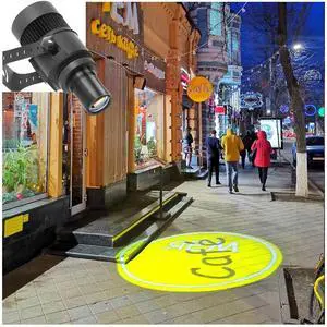 60W Custom GOBO P Led Logo Lights Image for Store Business Outdoor and Indoor I Waterproof with Remote Control (60, Watts) 60W Custom GOBO P Led Logo Lights Image for Store Business Outdoor and Indoor I Waterproof with Remote Control (60, Watts)